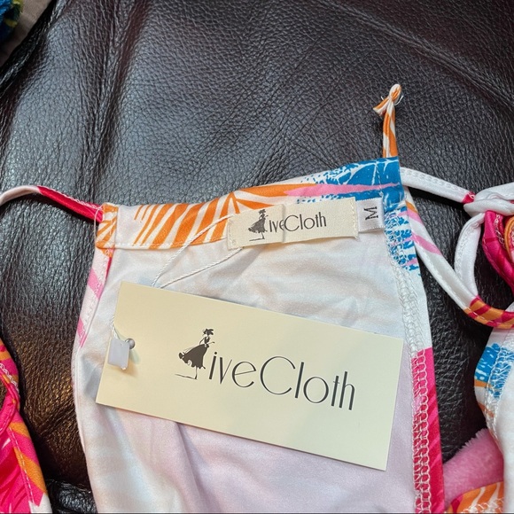 NWT Live Cloth Floral Print Maxi Dress Medium - Picture 13 of 13